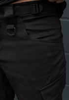 Утеплені тактичні штани на флісі modern XS black - зображення 8