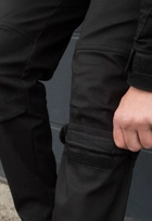 Утеплені тактичні штани на флісі modern XL black - зображення 10