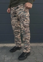 Утеплённые тактические штаны на флисе waterproof M pixel - изображение 3