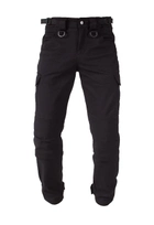 Утеплені тактичні штани на флісі modern S black - зображення 4