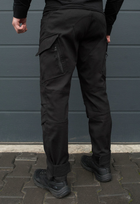 Утеплені тактичні штани на флісі modern S black - зображення 5