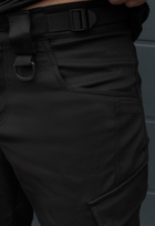 Утеплені тактичні штани на флісі modern L black - зображення 8