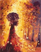 Картина по номерам Золотая осень (BS5582) Brushme 40x50 см