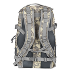 Тактический рюкзак 40 л. AOKALI вместительный и многофункциональный Outdoor A57 (Grey Pixel) - изображение 3