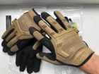 Тактичні рукавички Тактичні штурмові рукавички Бежевий M MX-50 - зображення 1