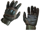 Тактичні рукавички M-Tac FM Рукавички тактичні штурмові Зелений + камуфляж M MX-80 - зображення 1