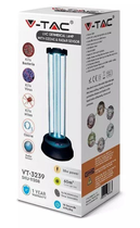 Кварцова бактерицидна лампа V-TAC VT-3239 UVC - зображення 10