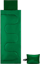 Спальний мішок ковдра Champion з підголівником Зелений (CHM00450)