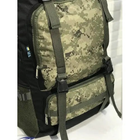 Тактический рюкзак 75 л пиксель армейский рюкзак походный ранец вещевой - изображение 5