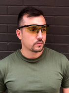 Тактические очки армейские антибликовые желтые - изображение 3