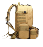 Рюкзак армійський тактичний з підсумками Koyot 56 літрів - зображення 4