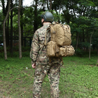 Рюкзак армійський тактичний з підсумками Koyot 56 літрів - зображення 9