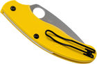 Ніж Spyderco Salt UK Penknife LC200N напівсерейтор yellow - изображение 2