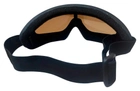 Тактические очки-маска Buvele JY-001 (коричневая линза) - изображение 2