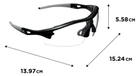 Защитные очки Allen Aspect для спортивной стрельбы - изображение 4