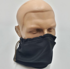 Чорний Бафф чоловіча літня тактична, однотонна бафф маска на затяжці, якісна маска-бафф ЗСУ (ВСУ) - зображення 3