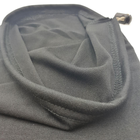 Черный Бафф мужской летний тактический, однотонный бафф маска на затяжке, качественная маска-бафф ВСУ (ЗСУ) - изображение 7