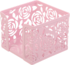 Металлический бокс для бумаги Buromax Rose Pastel Розовый (BM.6217-10)