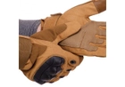 Тактичні рукавиці T-Gloves койот розмір L (повнопалі воєнні з закритими пальцями осінь-зима для воєнних ЗСУ) EFTGBR11 - зображення 3