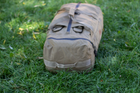 Сумка рюкзак-баул армійський з відділенням для взуття Стохід 85л Койот - зображення 7
