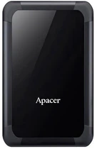 Накопичувач зовнішний HDD 2.5" USB 1.0TB Apacer AC532 Black (AP1TBAC532B-1)