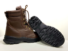 Берці зимові з мембранним утеплювачем, взуття для військових KROK BЗ3, 41 розмір, коричневі, 01.41 - зображення 4