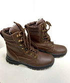Берці зимові з мембранним утеплювачем, взуття для військових KROK BЗ3, 43 розмір, коричневі, 01.43 - зображення 9