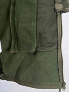 Демисезонная хаки мужская флисовая куртка размер XXL - изображение 4