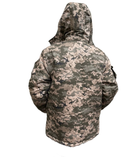 Формована чоловіча куртка демісезонна піксель розмір 50 - зображення 3