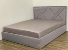 Кровать полуторная Астра 120x190 Mebel-Day с подъемным механизмом Жаккард Капучино Саванна Нова (05)