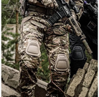 Тактические боевые военные штаны ВСУ мультикам с несколькими карманами, камуфляжные с наколенниками, Multicam р.XL (9969452)