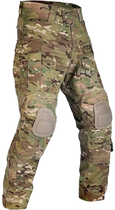 Тактические боевые военные штаны ВСУ мультикам с несколькими карманами, камуфляжные с наколенниками, Multicam р.L (9969451) - изображение 3