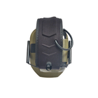 Навушники активні для стрільби Tactical Force Slim Олива + Гарнітура Walkie Talkie (125980wt) - зображення 8