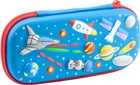 Пенал с тиснением Cool For School 1 отделение Голубой (QT-5698-Blue)