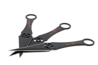 Метательные ножи набор 3 штуки в чехле K004 - изображение 3