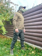 Куртка тактическая Soft-Shell Single Sword ВСУ Турция Олива XL - изображение 4