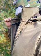 Куртка тактична Soft-Shell Single Sword ЗСУ Олива XL - зображення 6