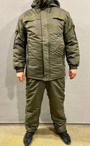 Тактическая зимняя курточка НГУ хаки. Зимний бушлат олива непромокаемый Размер 52 - изображение 4