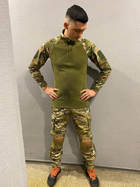 Боевая рубашка Убакс утепленная с длинным рукавом Мультикам. Тактическая рубашка Ubacs Размер 44 - изображение 2