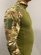 Боевая рубашка Убакс утепленная с длинным рукавом Мультикам. Тактическая рубашка Ubacs Размер 56 - изображение 5