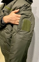 Тактическая зимняя курточка НГУ хаки. Зимний бушлат олива непромокаемый Размер 52 - изображение 10