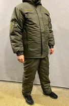 Тактична зимова курточка НГУ хакі. Зимовий бушлат олива водостійкий Розмір 54 - зображення 12