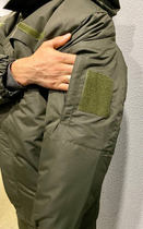 Тактическая зимняя курточка НГУ хаки. Зимний бушлат олива непромокаемый Размер 46 - изображение 10