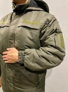 Тактическая зимняя курточка НГУ хаки. Зимний бушлат олива непромокаемый Размер 48 - изображение 11