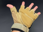 Тактические перчатки беспалые Размер L - изображение 5