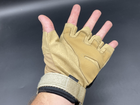 Тактические перчатки беспалые Размер L - изображение 6