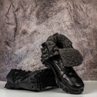 Зимние тактические берцы Nato Черные, Ботинки из натуральной кожи. 44 - изображение 3