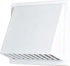 Вентиляционная решетка-клапан AIRROXY 125 White с колпаком и обратным клапаном белая (02-502)