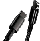 Кабель BASEUS CATWJ-01 Tungsten Gold USB Type-C - USB Type-C 1м 5A чорний