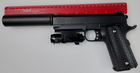 Страйкбольний пістолет Galaxy металевий G.25A - зображення 5